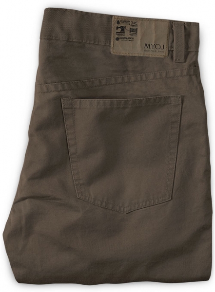 Summer Weight Brown Chino Jeans