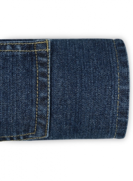 Cross Hatch Blue Jeans - Denim X Wash