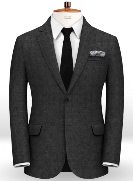 Glen Wool Charcoal Suit