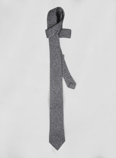 Tweed Tie - Slubby Blue