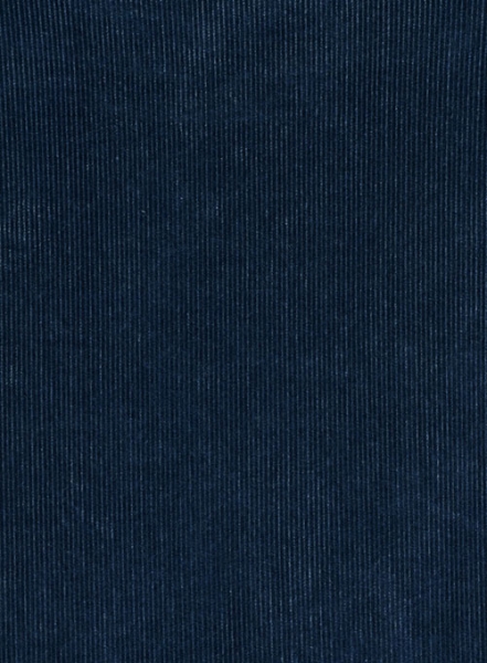 Indigo Corduroy Stretch Jeans - Hard Wash