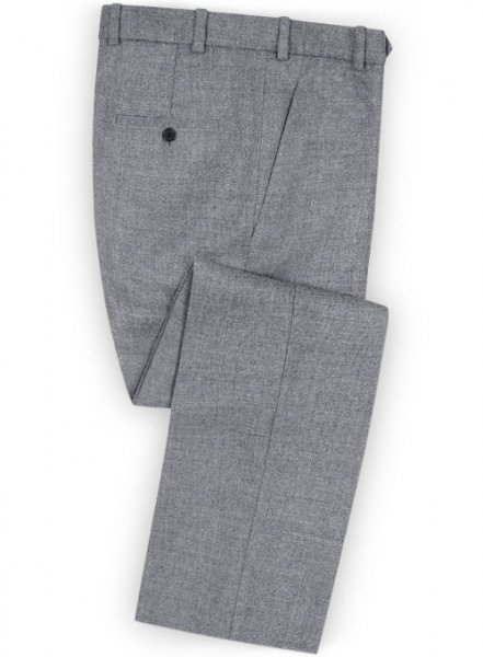 Vintage Rope Weave Gray Blue Tweed Suit