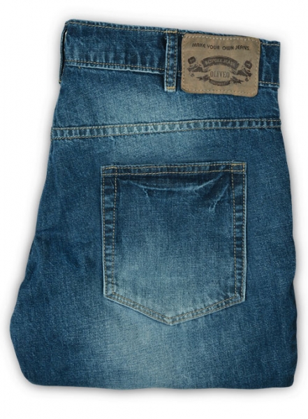 Farmer Blue Jeans - Treated Hard Wash