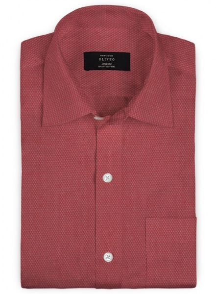 Giza Quartz Maroon Cotton Shirt - Full Sleeves