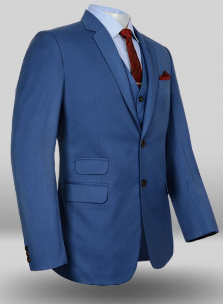 Power Blue Wool Jacket