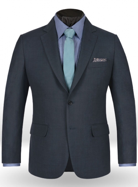 Spanish Blue Wool Suit