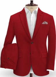 Naples Red Tweed Suit