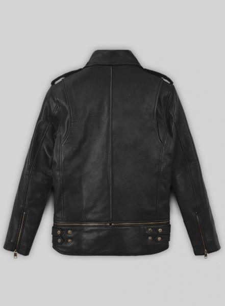 Trooper Biker Leather Jacket