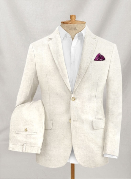 Safari Natural Cotton Linen Suit
