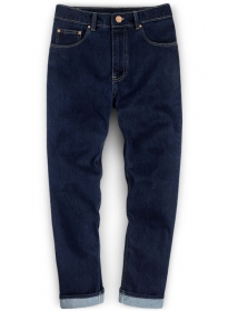 Bison Heavy Blue Jeans - Natural Dip Wash