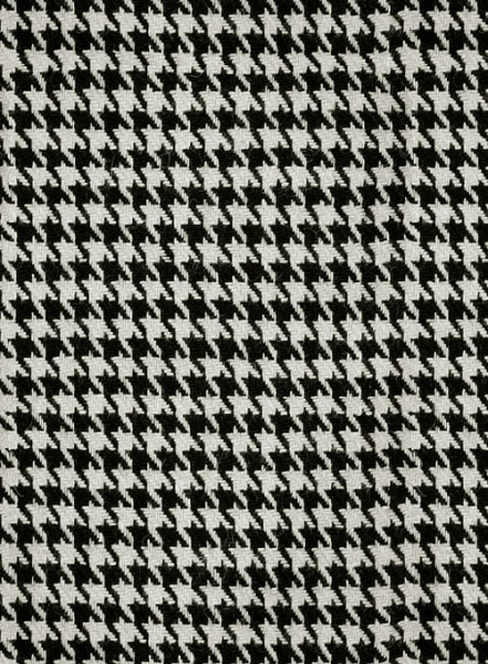 Big Houndstooth BW Tweed Pants