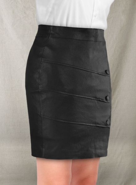 Flaky Leather Skirt - # 182