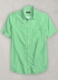 Apple Green Luxury Twill Shirt - Half Sleeves