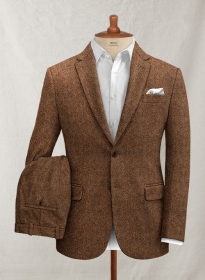 Harris Tweed Rust Herringbone Suit