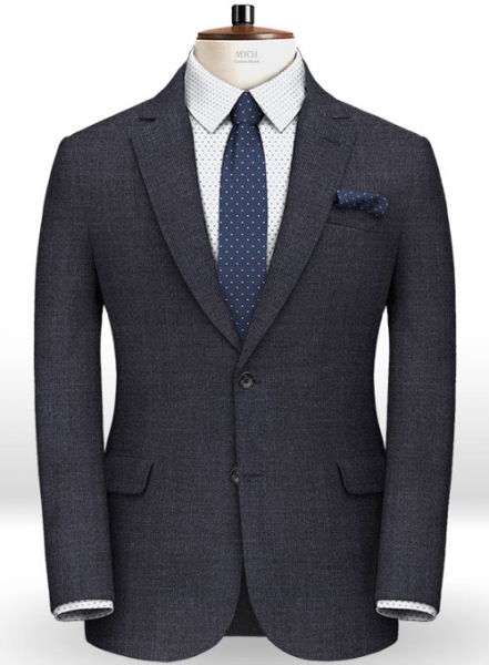 Caviar Ultra Blue Wool Suit