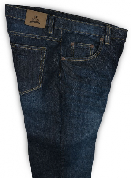 Barbarian Blue Hard Wash Whisker Jeans