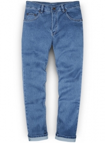 Second Skin Stretch Jeans - Light Blue