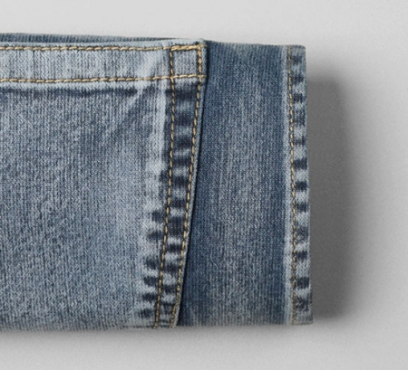 Morris Blue Stretch Denim Jeans - Vintage Wash