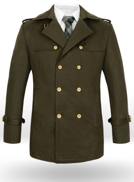 Dark Olive Stretch Chino Ranger Sports Coat