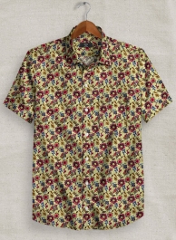 Italian Linen Omigez Shirt - Half Sleeves