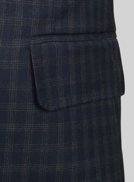 Charles Blue Checks Wool Jacket