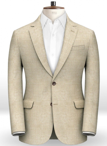 Italian Brawn Linen Suit