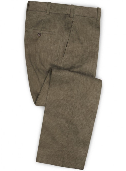 English Beige Corduroy Pants