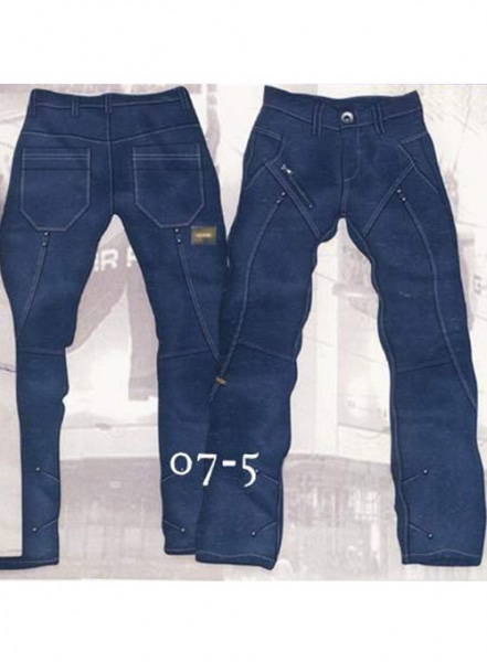 Leather Cargo Jeans - Style 07-5