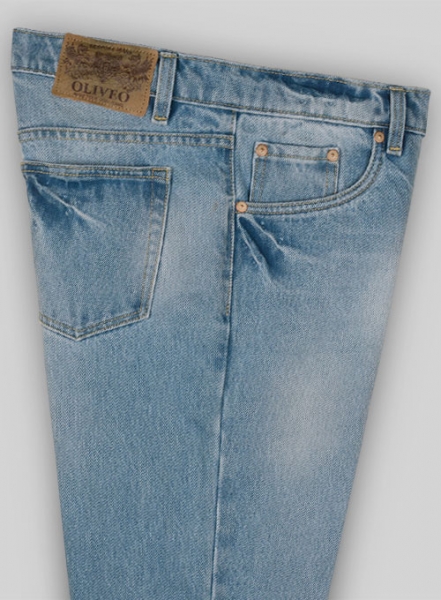 Classic Heavy Blue Jeans - Ice Wash