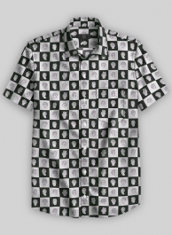 Italian Cotton Kouros Shirt - Half Sleeves