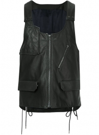 Leather Vest # 332