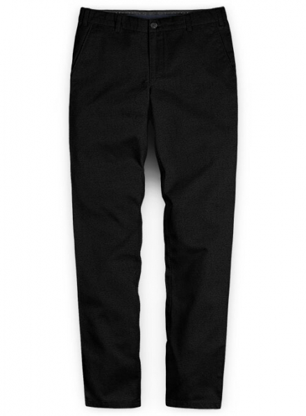 Heavy Black Chinos