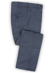 Napolean Barista Blue Wool Pants