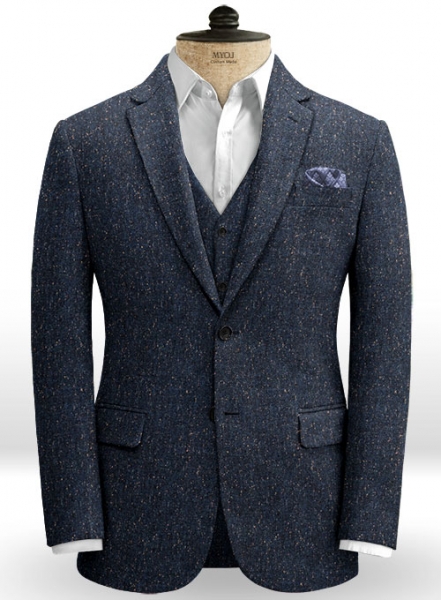 Haute Blue Flecks Donegal Tweed Jacket