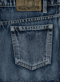 Classic Heavy Blue Jeans - Vintage Wash