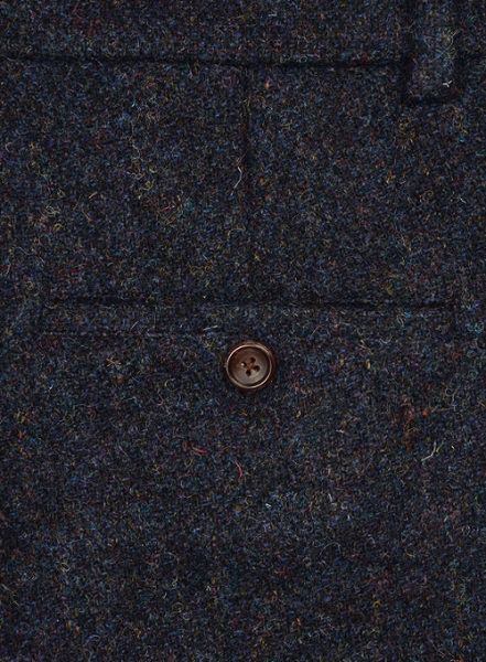 Harris Tweed Melange Blue Suit