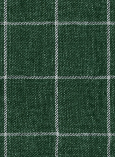 Solbiati Green Windowpane Linen Suit