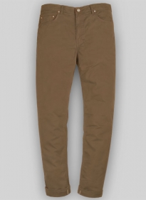 French Khaki Stretch Chino Jeans