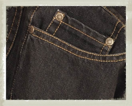 Coated Denim Jeans - Scraped