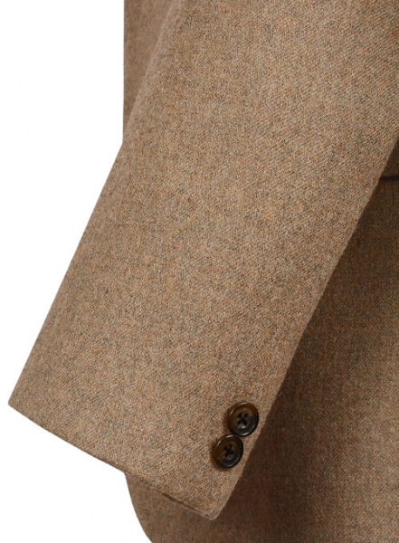 Light Weight Melange Brown Tweed Jacket - 40R