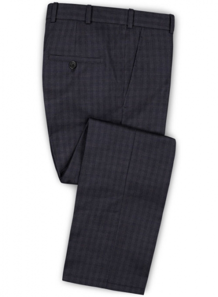 Edward Stretch Cotton Blue Suit