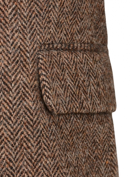 Harris Tweed Brown Herringbone Jacket