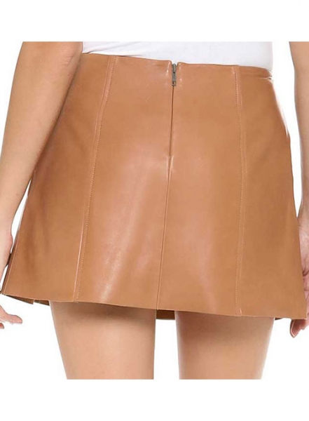 Limelight Flare Leather Skirt - # 462