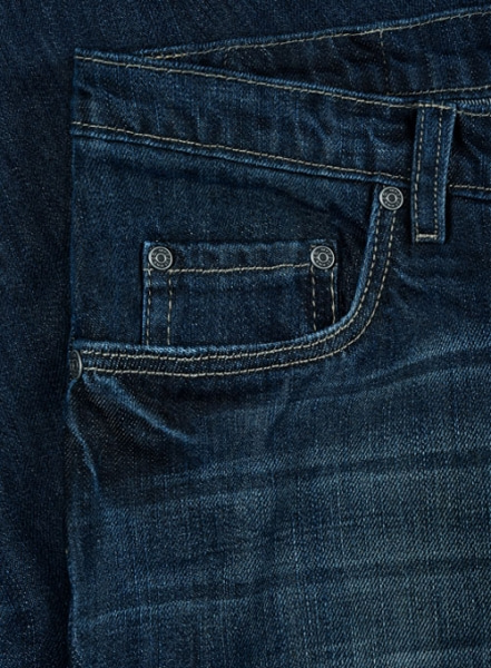 Jones Blue Indigo Wash Whisker Jeans