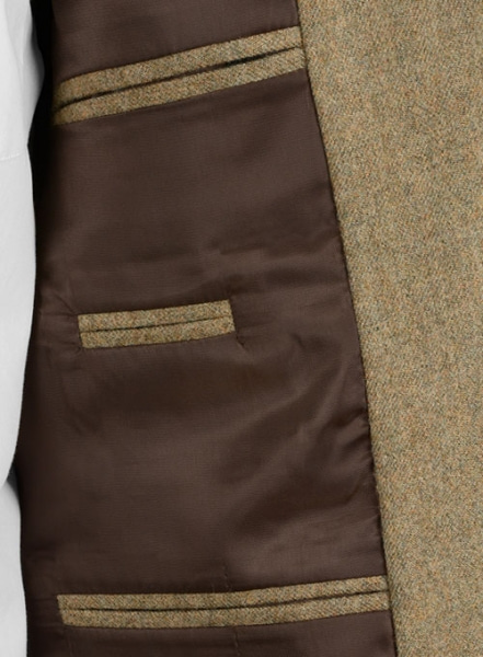 Light Weight Melange Brown Tweed Suit - Special Offer