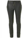 Laced Leather Pants