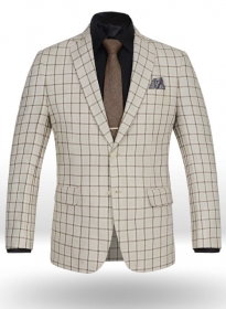 Italian Master Beige Linen Jacket