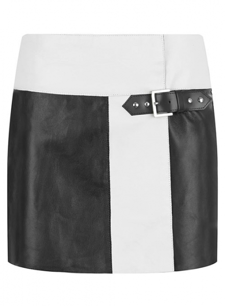 Devore Leather Skirt - # 479