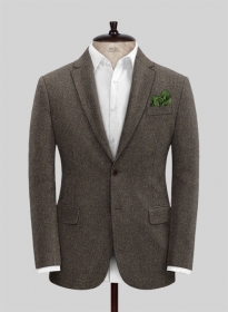 Light Weight Dark Brown Tweed Jacket