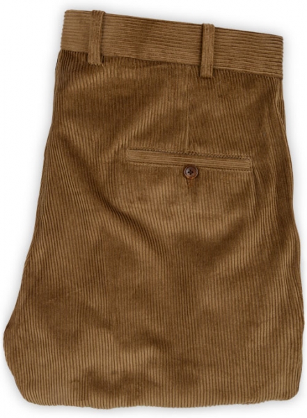 Camel Thick Corduroy Pants